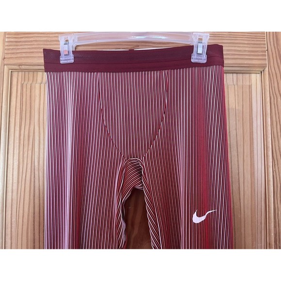 Nike Pro Elite Official Racing Tights Red Made in USA Men's Size M AO8491-000 - Picture 3 of 12